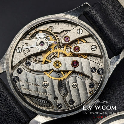 IWC Schaffhausen Art Deco / Two tone dial / Rare cal 83 / Vintage WWII 1938 / Fully Serviced