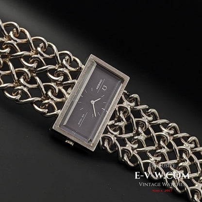 Omega De Ville Sehr seltene Vintage DE VILLE JEUX D'ARGENT 0,925 Silber / Saphirglas / RS 711.1892 