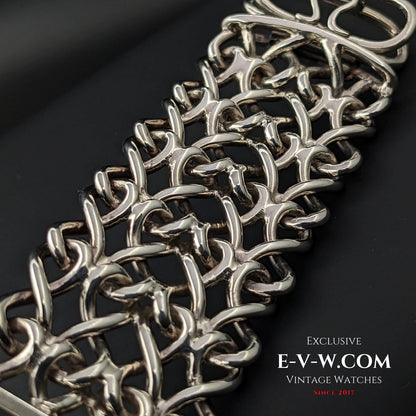 Omega De Ville Sehr seltene Vintage DE VILLE JEUX D'ARGENT 0,925 Silber / Saphirglas / RS 711.1892 