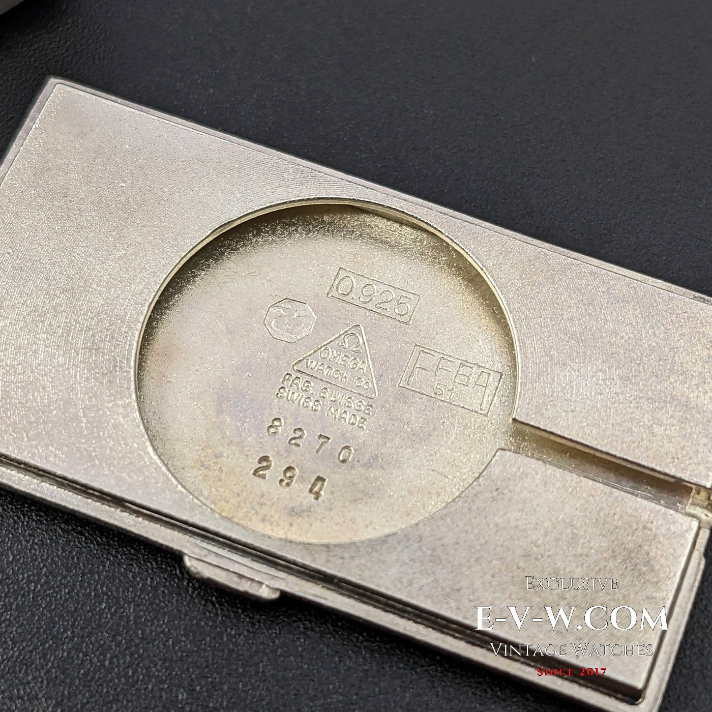 Omega De Ville Sehr seltene Vintage DE VILLE JEUX D'ARGENT 0,925 Silber / Saphirglas / RS 711.1892 