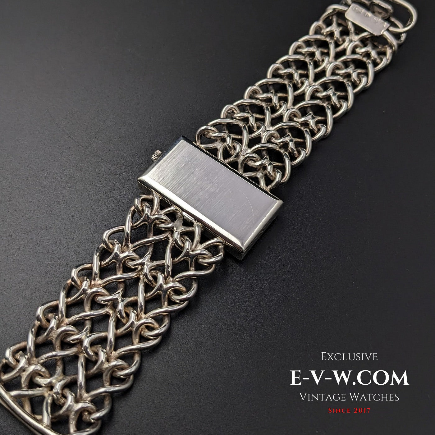 Omega De Ville Sehr seltene Vintage DE VILLE JEUX D'ARGENT 0,925 Silber / Saphirglas / RS 711.1892 