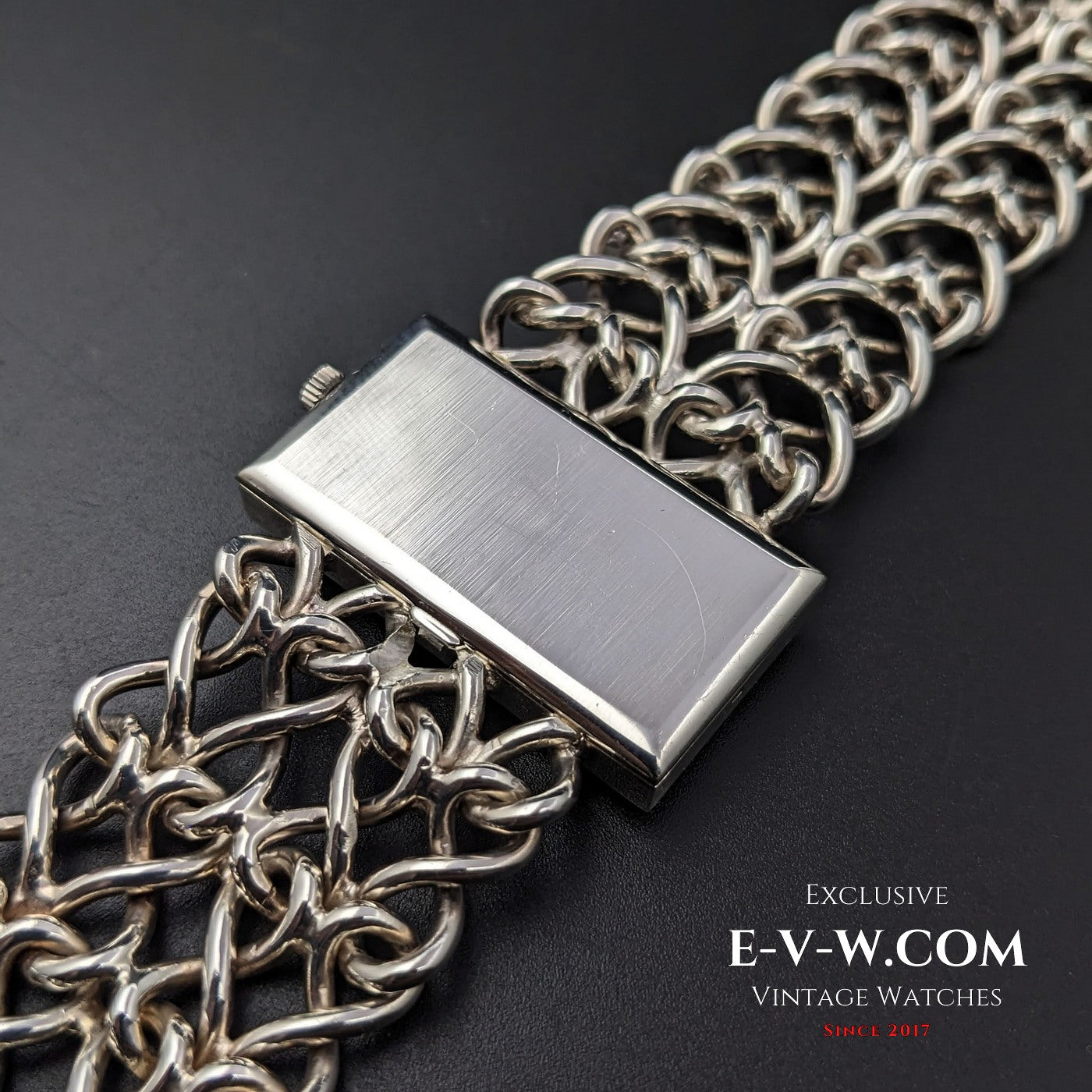 Omega De Ville Sehr seltene Vintage DE VILLE JEUX D'ARGENT 0,925 Silber / Saphirglas / RS 711.1892 