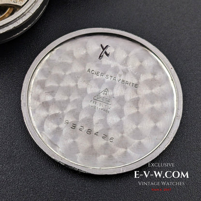 Omega Rare Vintage 1935 Scarab Art Deco / Black dial / cal 26.5 SOB T2 / Fully Serviced