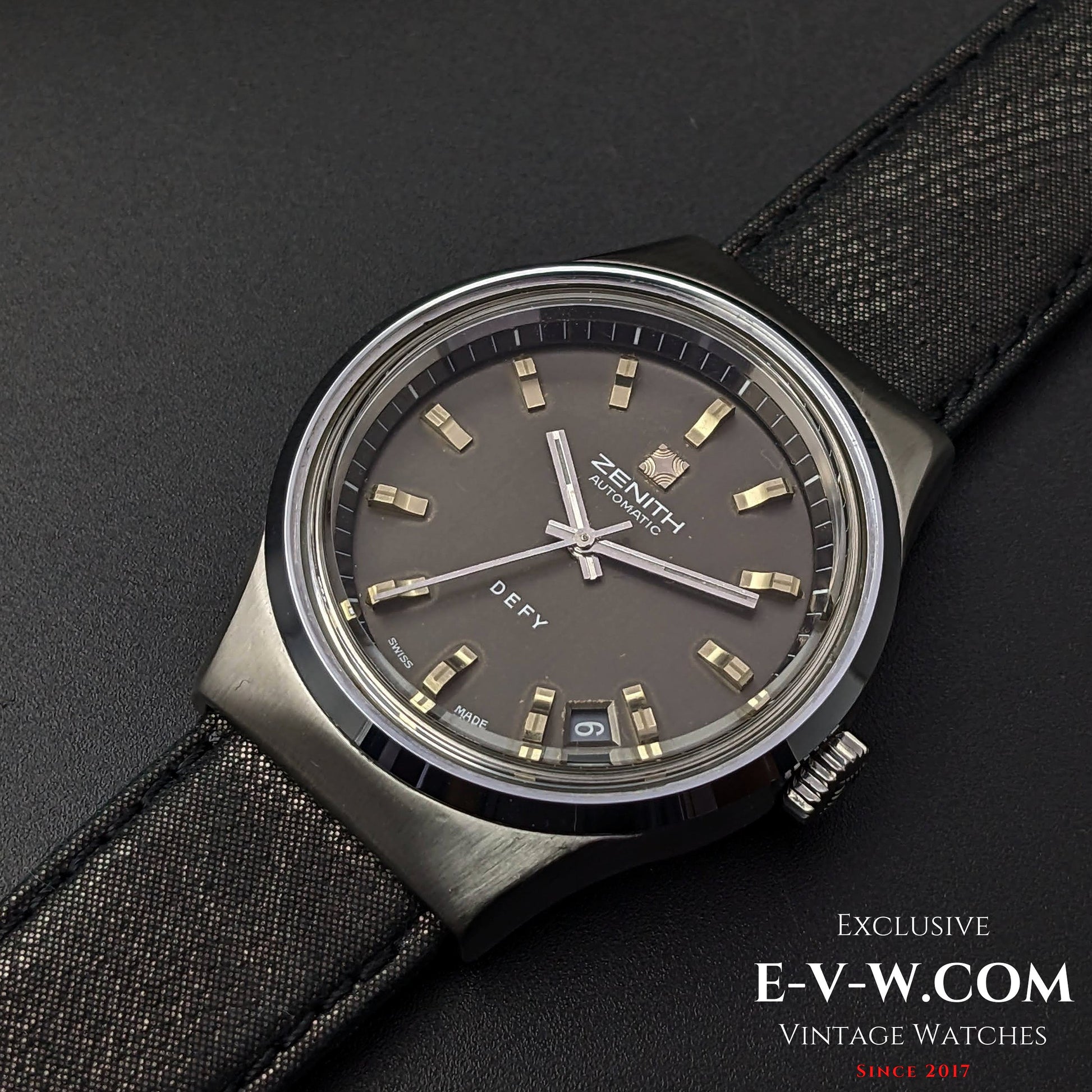 Rare Zenith DEFY Automatic Pat 493877 / Jumbo 38mm / Vintage 1970s / Cal.2572.PC / Ref.010210380 / Fully Serviced