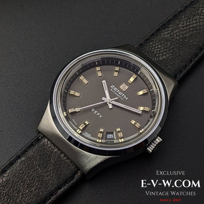 Rare Zenith DEFY Automatic Pat 493877 / Jumbo 38mm / Vintage 1970s / Cal.2572.PC / Ref.010210380 / Fully Serviced