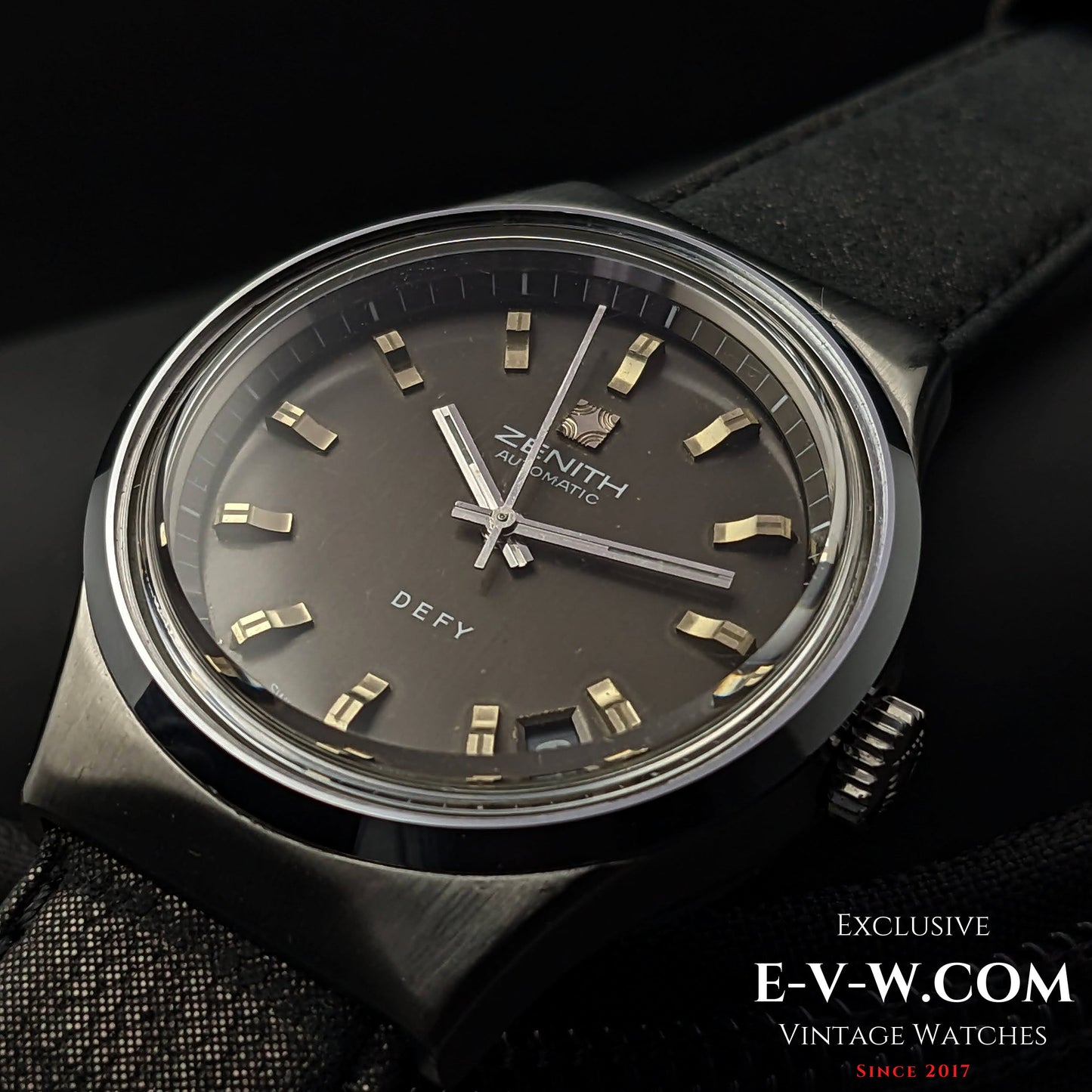 Rare Zenith DEFY Automatic Pat 493877 / Jumbo 38mm / Vintage 1970s / Cal.2572.PC / Ref.010210380 