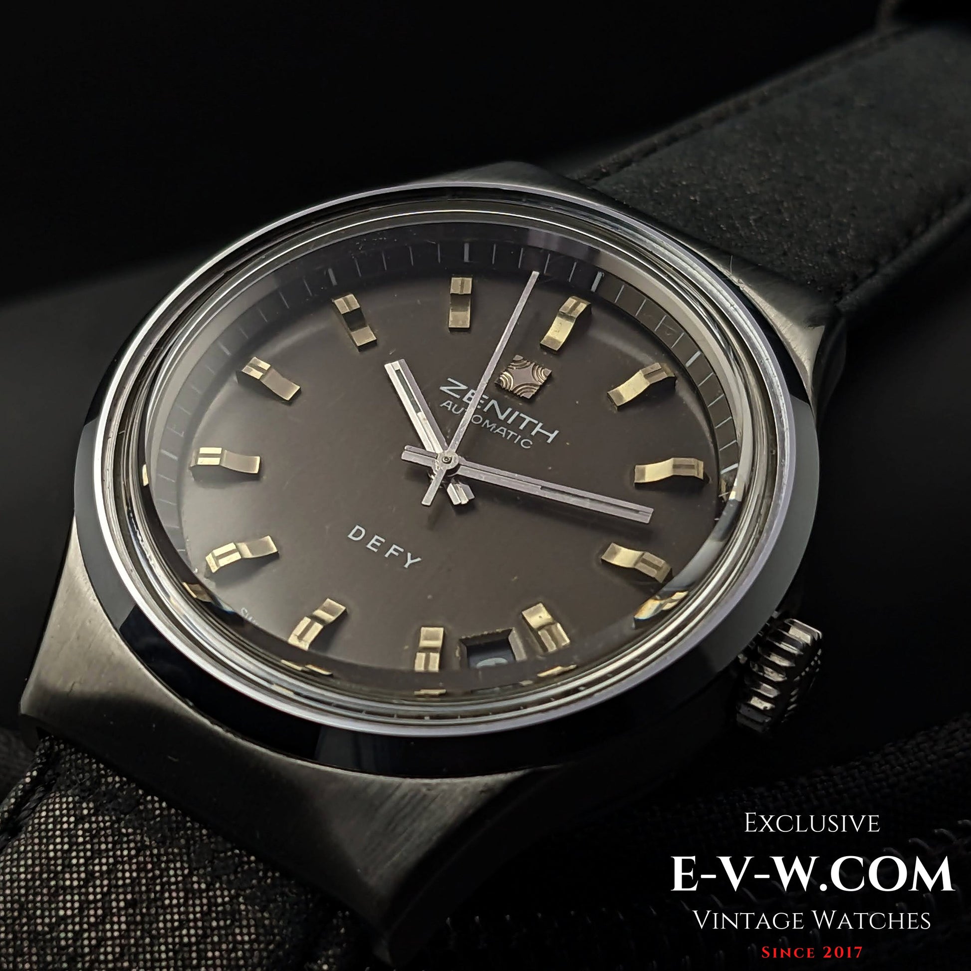 Rare Zenith DEFY Automatic Pat 493877 / Jumbo 38mm / Vintage 1970s / Cal.2572.PC / Ref.010210380 