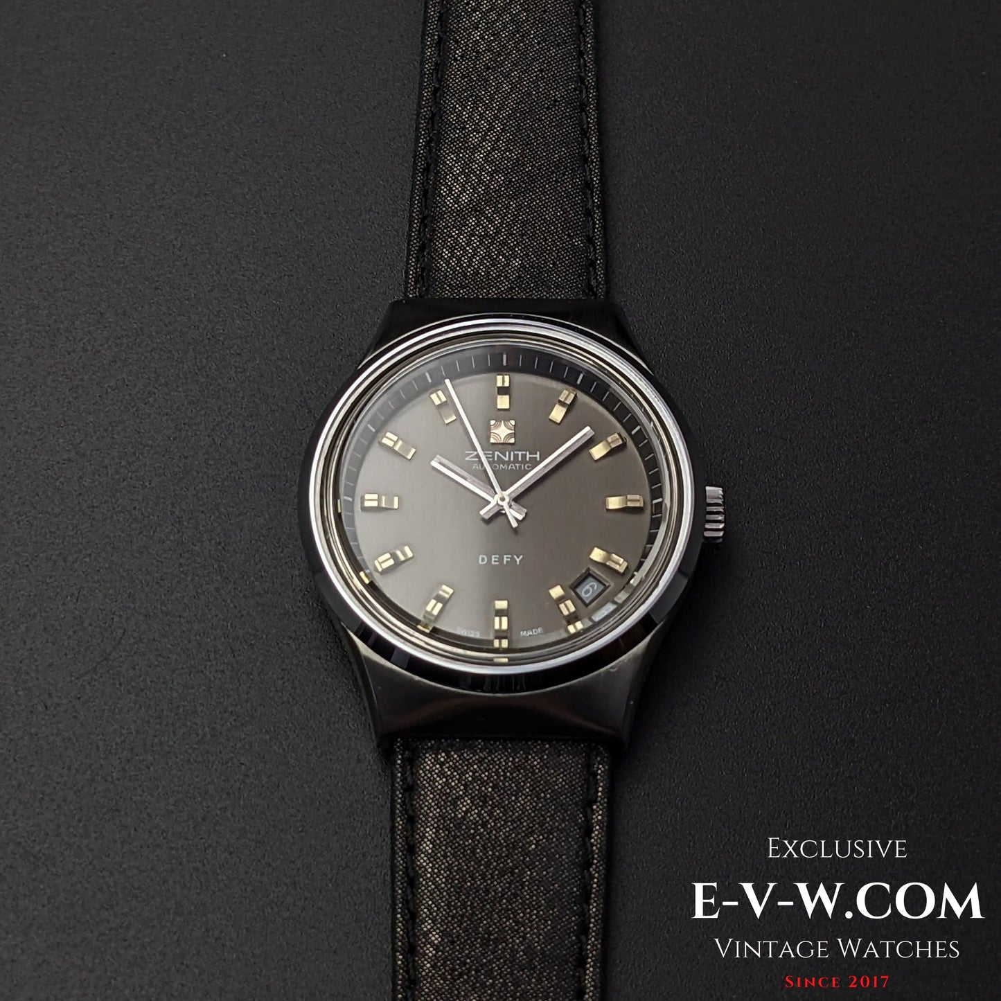 Rare Zenith DEFY Automatic Pat 493877 / Jumbo 38mm / Vintage 1970s / Cal.2572.PC / Ref.010210380 / Fully Serviced