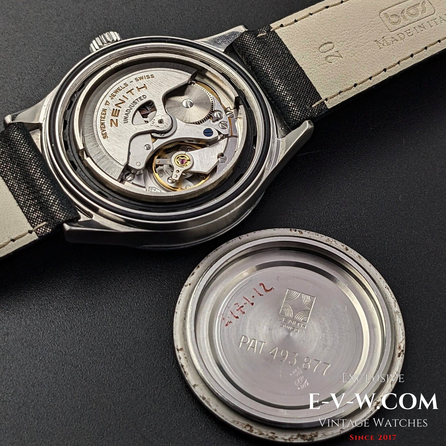 Rare Zenith DEFY Automatic Pat 493877 / Jumbo 38mm / Vintage 1970s / Cal.2572.PC / Ref.010210380 / Fully Serviced