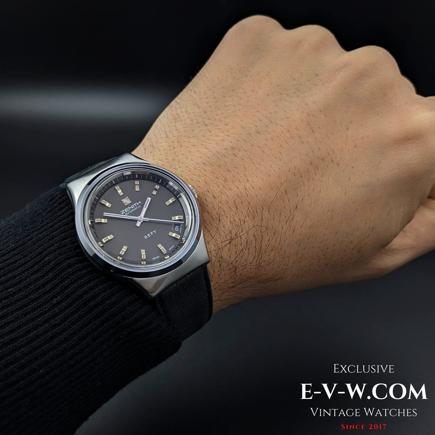 Rare Zenith DEFY Automatic Pat 493877 / Jumbo 38mm / Vintage 1970s / Cal.2572.PC / Ref.010210380 / Fully Serviced