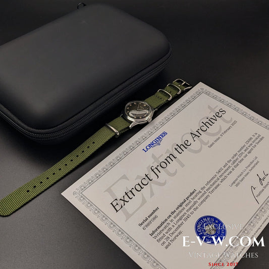 Longines WWII Bull's Eye Vintage 1944 Type Watch as RAF cal 23.M /Longines Archives