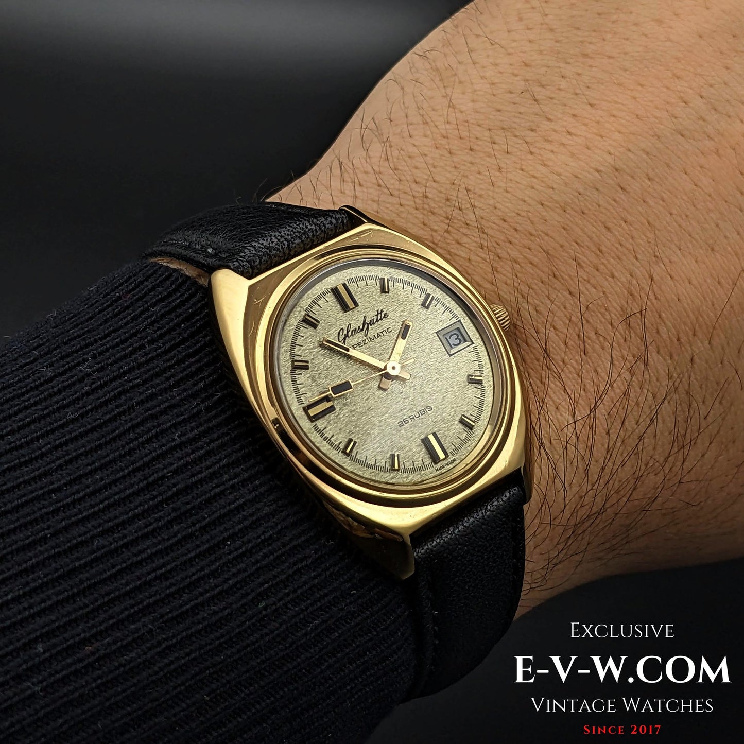 GUB Glashütte SPEZIMATIC / 26 RUBIS Automatic cal 75 / Vintage 1960s