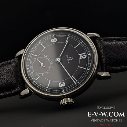 Omega Rare / Cal. 26.5 SOB T2 /Art Deco / Black Sector Dial / Vintage 1935