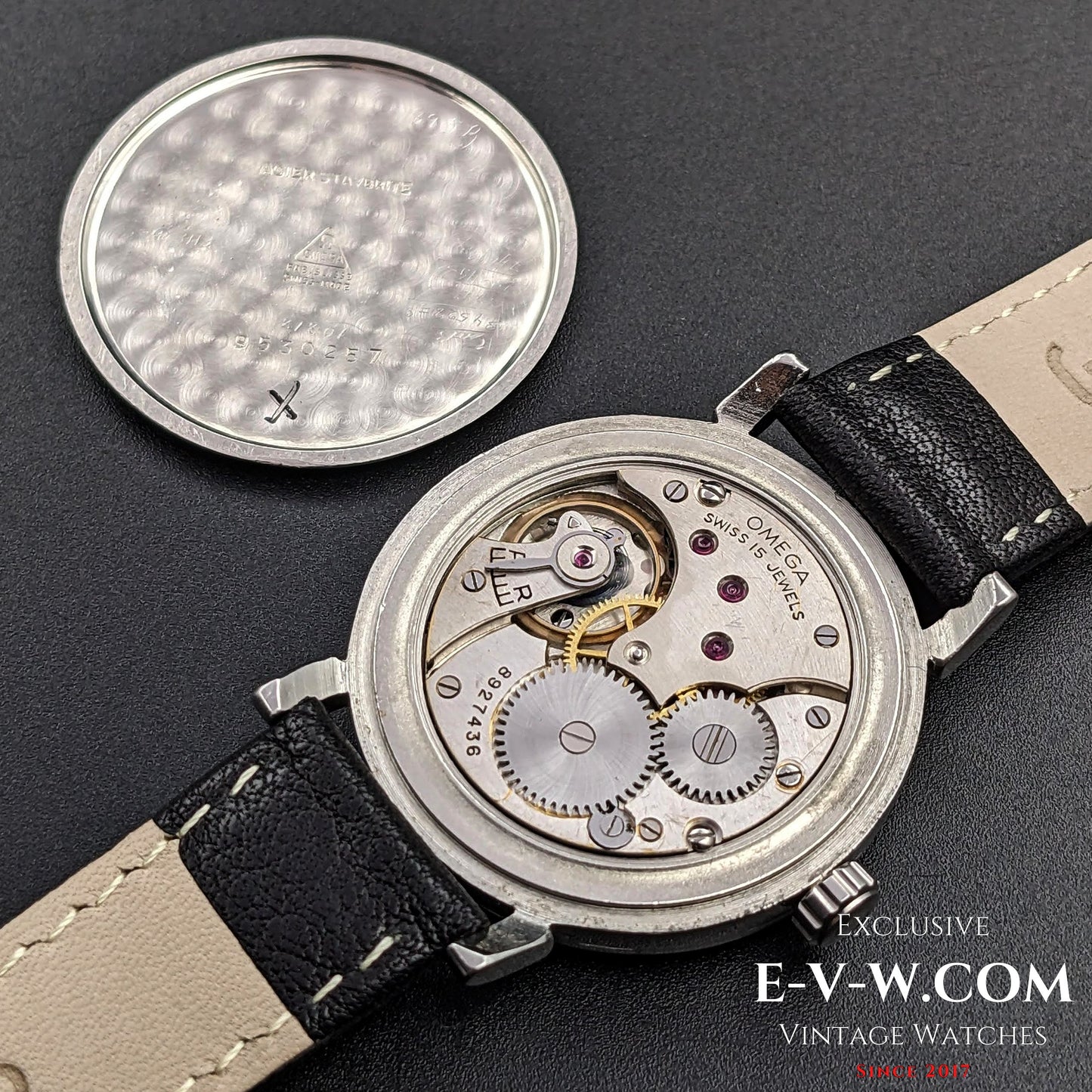 Omega Rare / Cal. 26.5 SOB T2 /Art Deco / Black Sector Dial / Vintage 1935