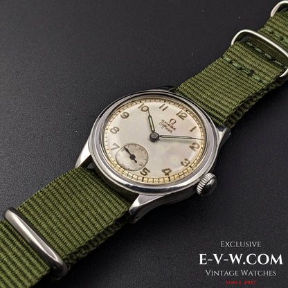 Rare Omega Officer/  WW2 for the Swedish Officers/ Cal. 26.5 SOB T2 / Vintage 1939 / Military