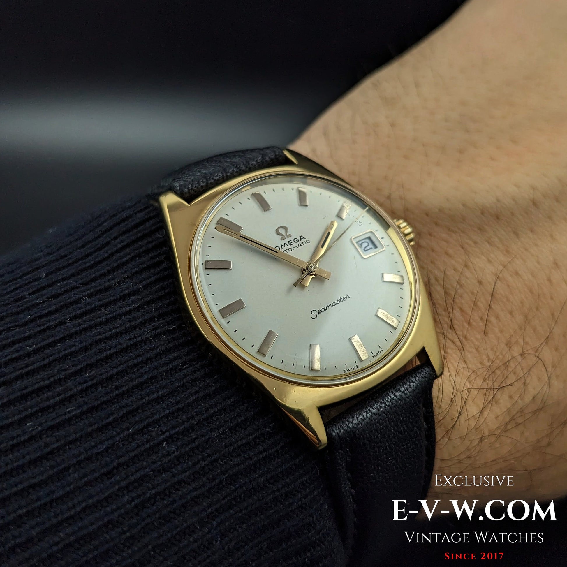 Omega Seamaster Automatic Gold Plaque Ref 166.041 / cal.565