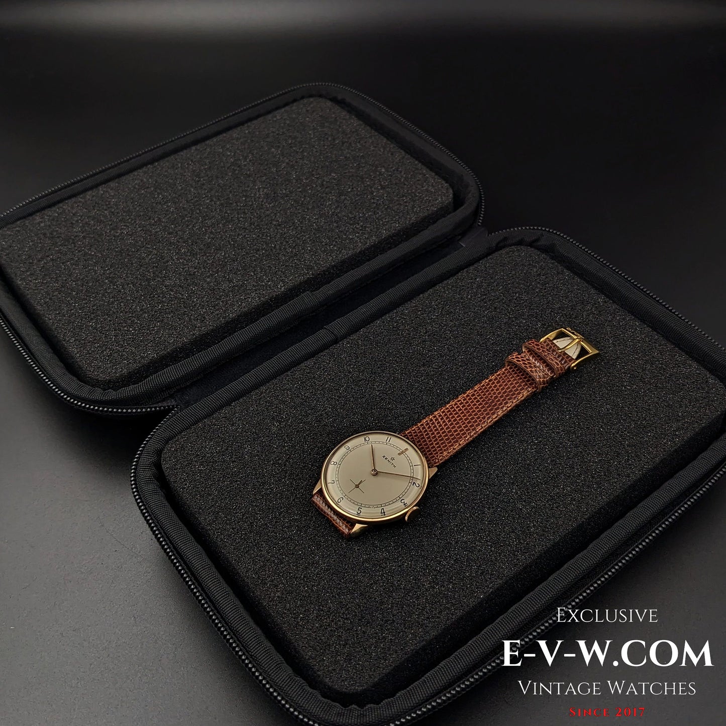 Classic Zenith Gold Plaque / Sector Dial /  Cal 40 / Vintage1960