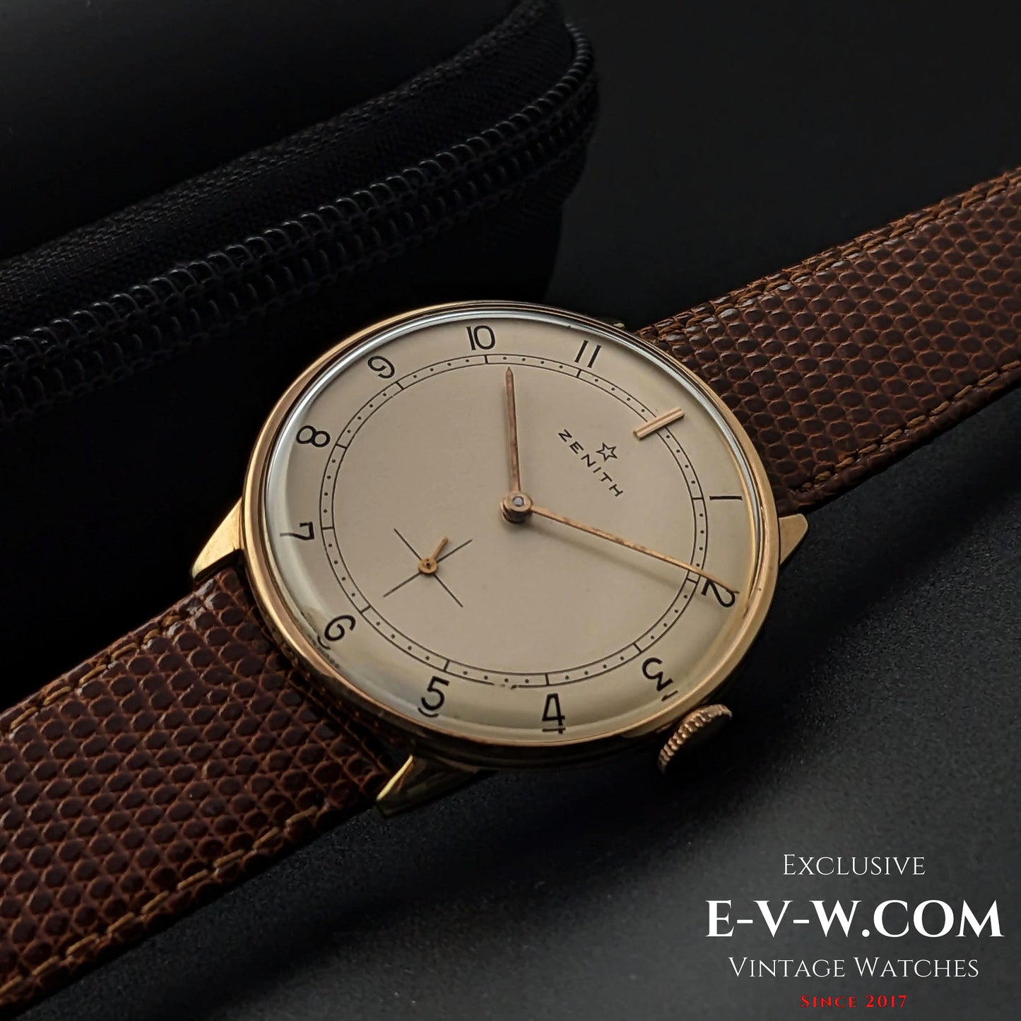 Classic Zenith Gold Plaque / Sector Dial /  Cal 40 / Vintage1960