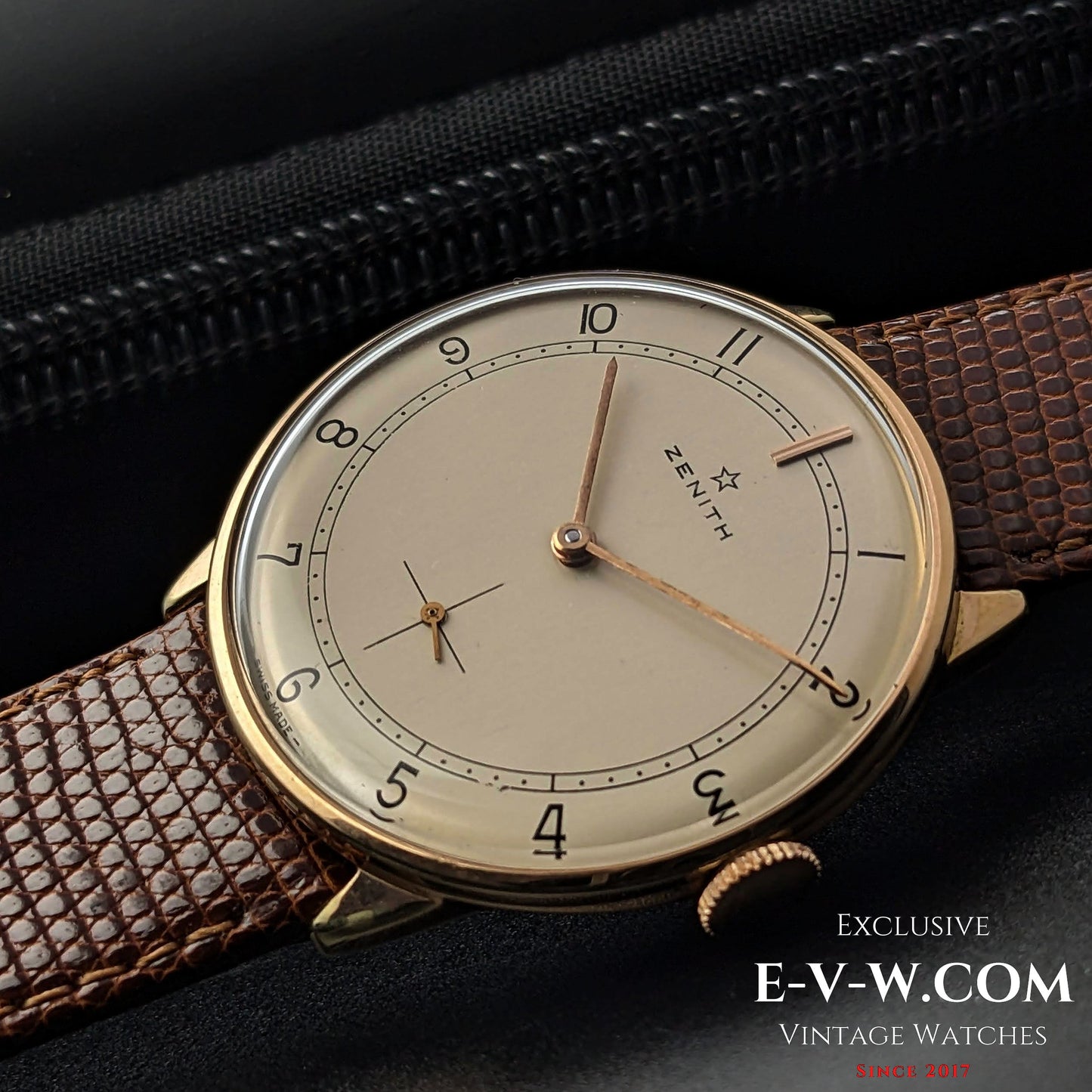 Classic Zenith Gold Plaque / Sector Dial /  Cal 40 / Vintage1960