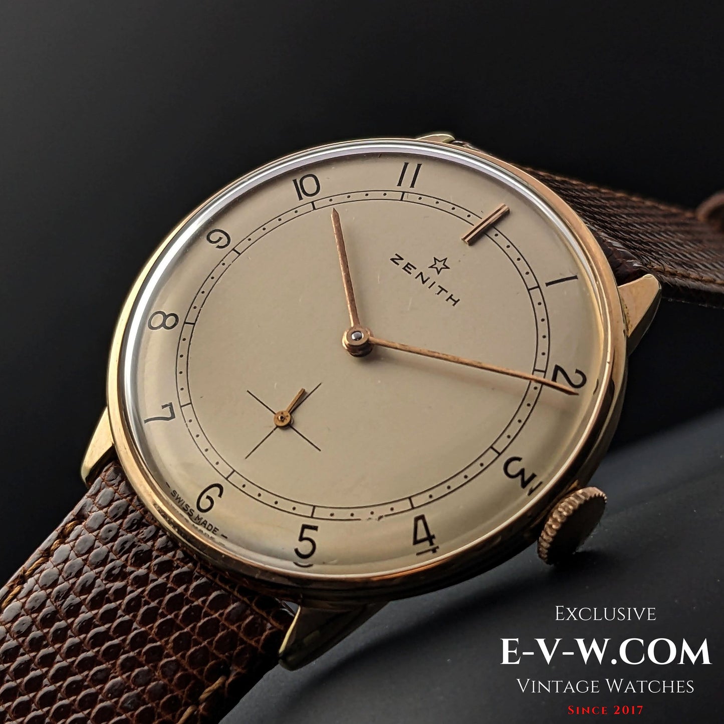 Classic Zenith Gold Plaque /Sector Dial /  Cal 40 / Vintage1960