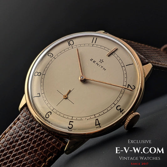 Classic Zenith Gold Plaque /Sector Dial /  Cal 40 / Vintage1960