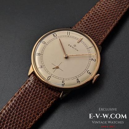 Classic Zenith Gold Plaque / Sector Dial /  Cal 40 / Vintage1960