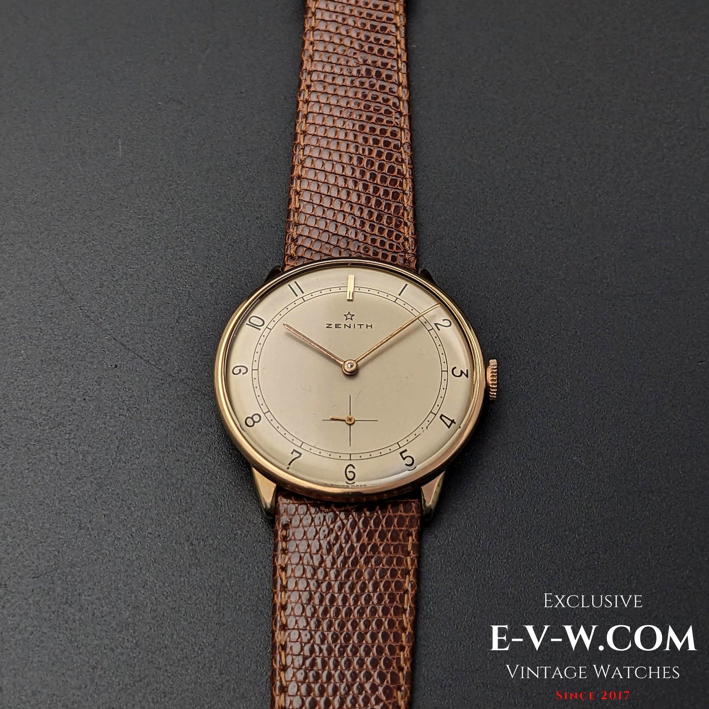 Classic Zenith Gold Plaque / Sector Dial /  Cal 40 / Vintage1960