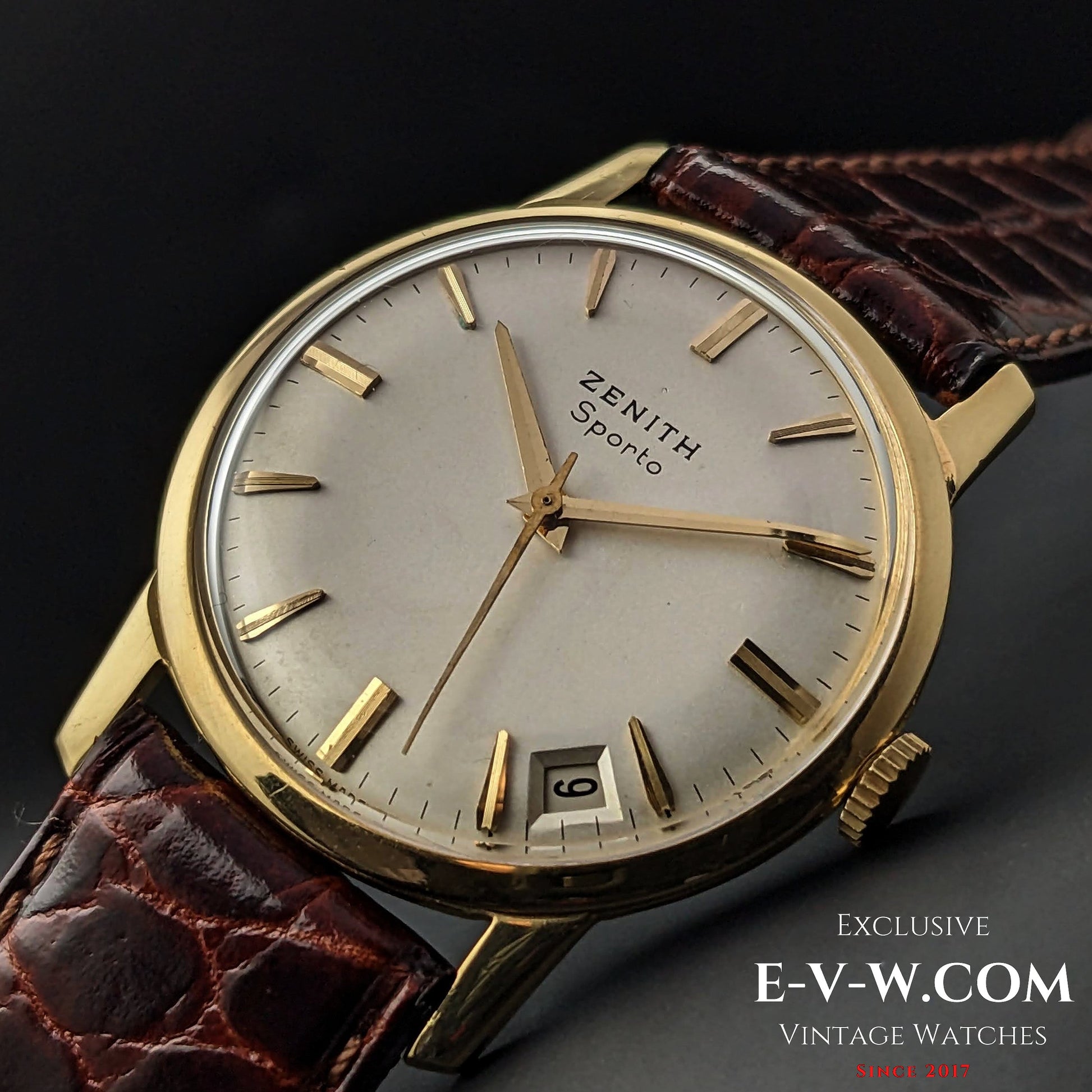 Zenith Sporto 18K Gold / Cal 2532C / Vintage1960 #