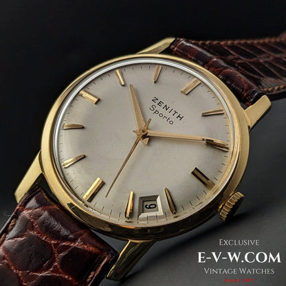 Zenith Sporto 18K Gold / Cal 2532C / Vintage1960 #