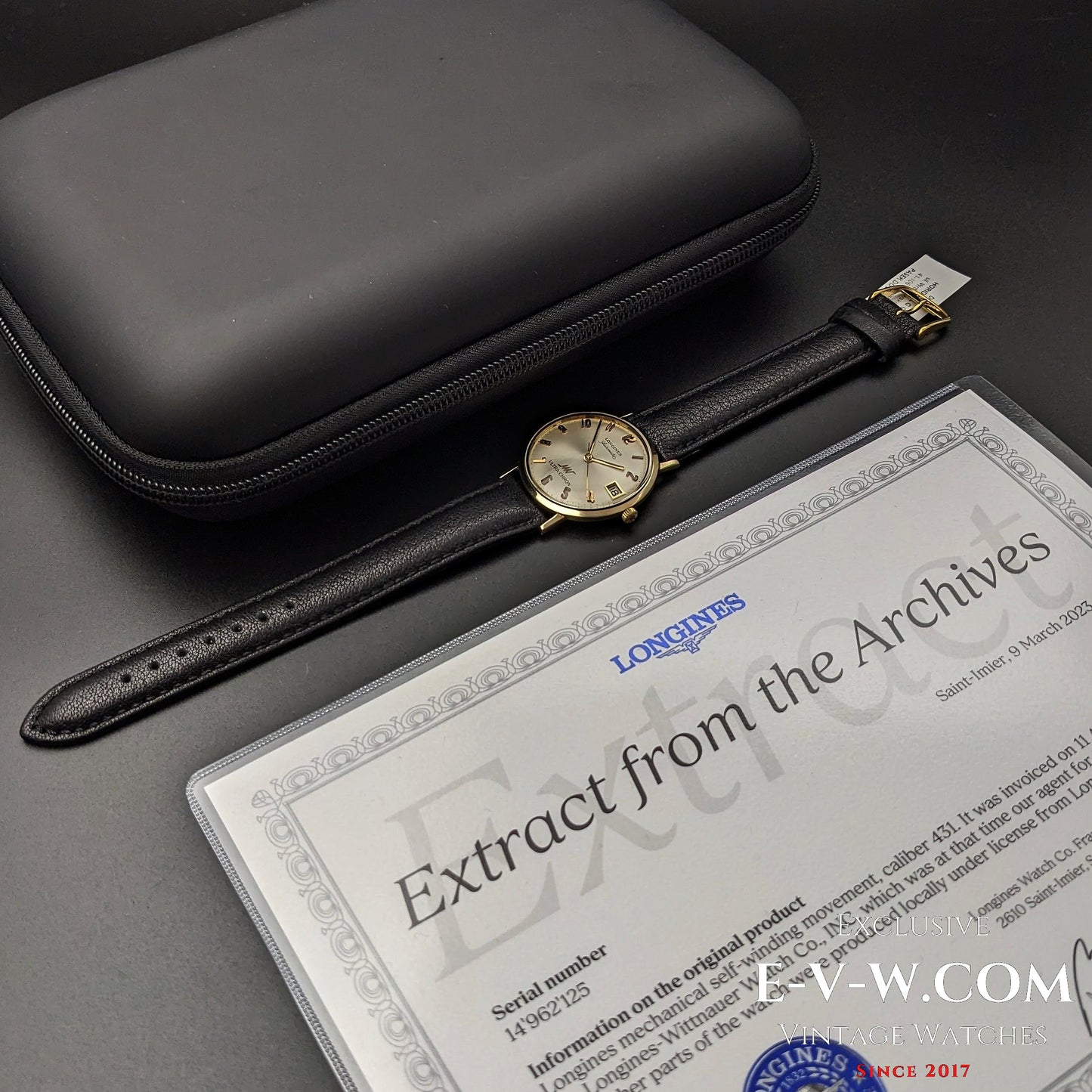 Longines Ultra-Chron 14K Gold Automatic / Cal.431 / Vintage 1968