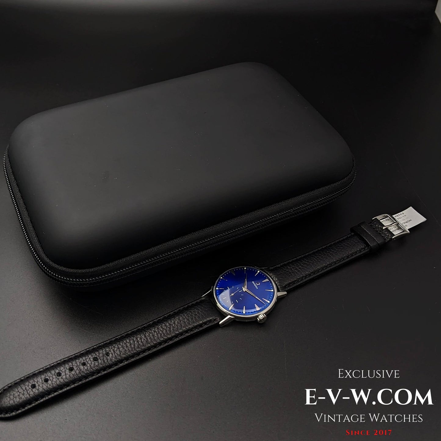 Omega Jumbo mit blauem Zifferblatt / Ref. 2272-3 / Kal. 30T2 / Vintage 1944