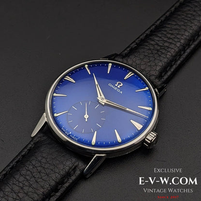 Omega Jumbo mit blauem Zifferblatt / Ref. 2272-3 / Kal. 30T2 / Vintage 1944