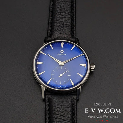 Omega Jumbo mit blauem Zifferblatt / Ref. 2272-3 / Kal. 30T2 / Vintage 1944