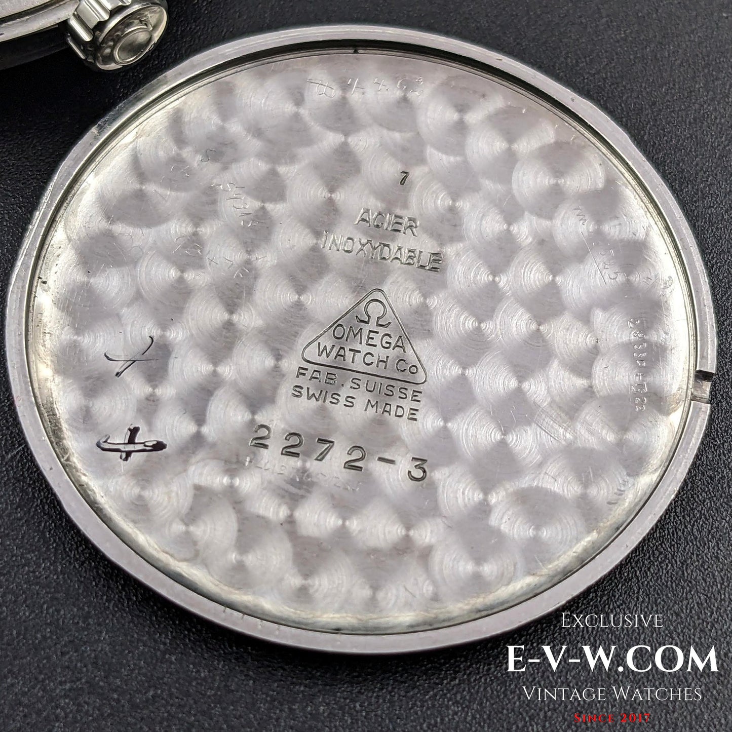 Omega Jumbo mit blauem Zifferblatt / Ref. 2272-3 / Kal. 30T2 / Vintage 1944