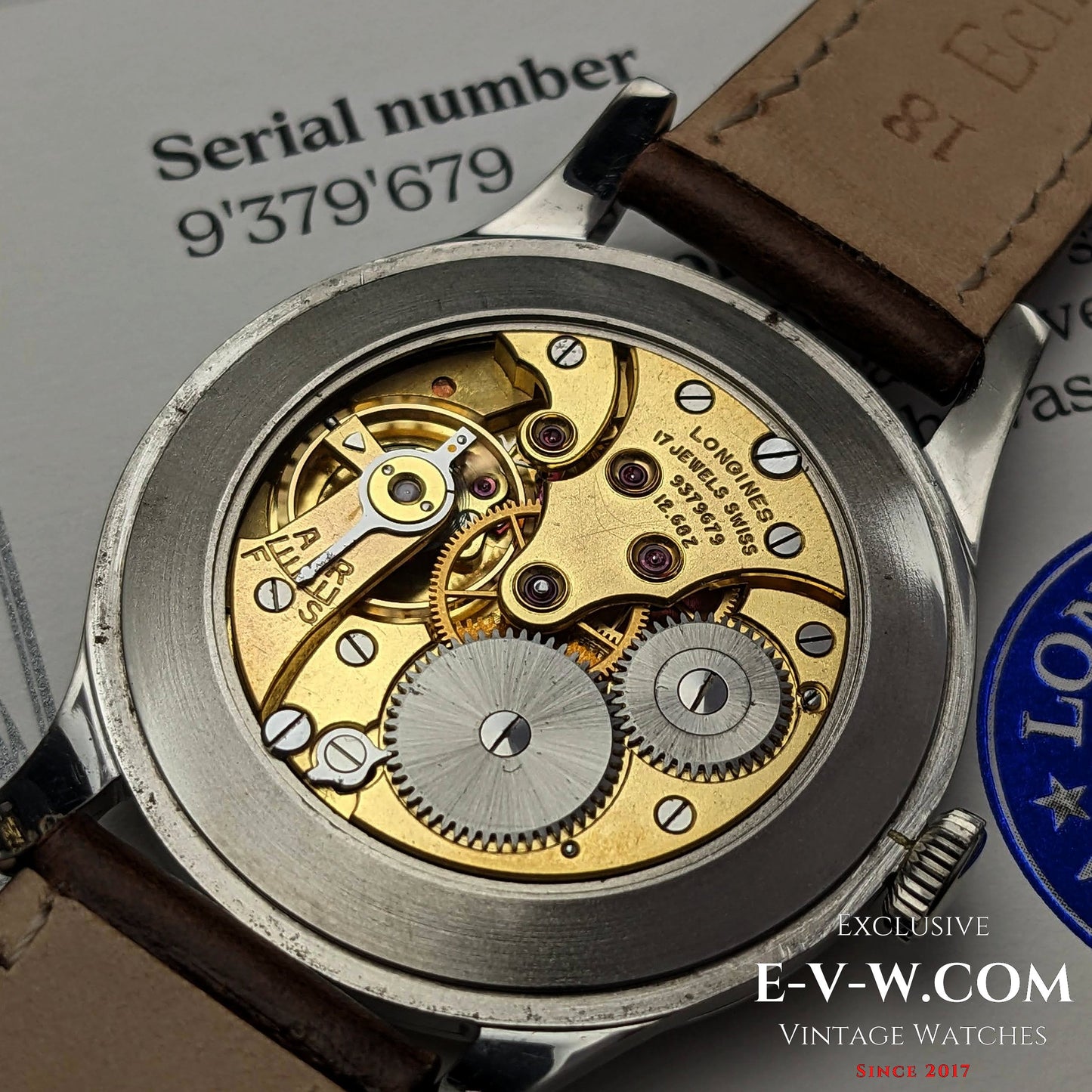 Longines Jumbo Oversized 37,5 mm / Cal 12.682  / Vintage 1955