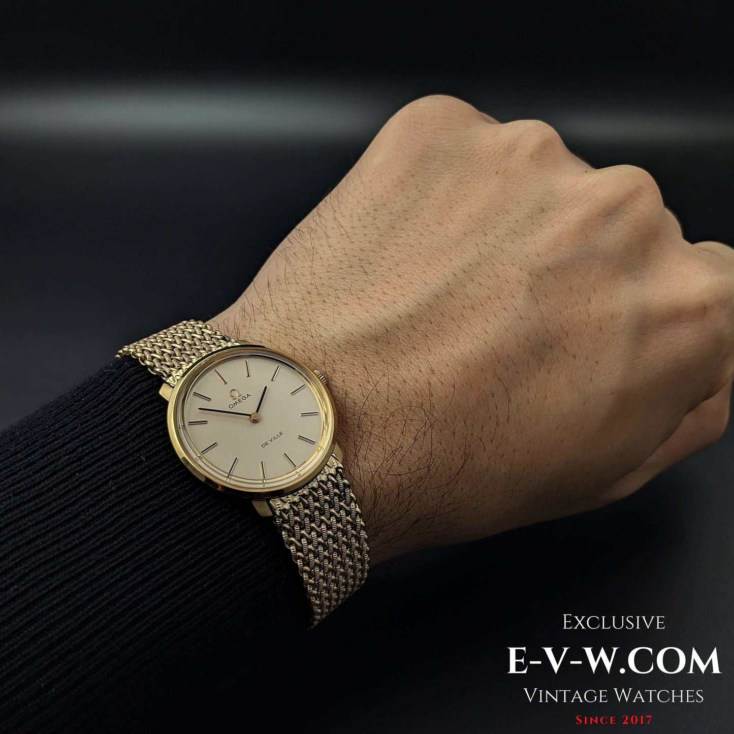 Omega  De Ville Gold Plaque / Cal 620 / Ref 115.001 / Vintage 1971