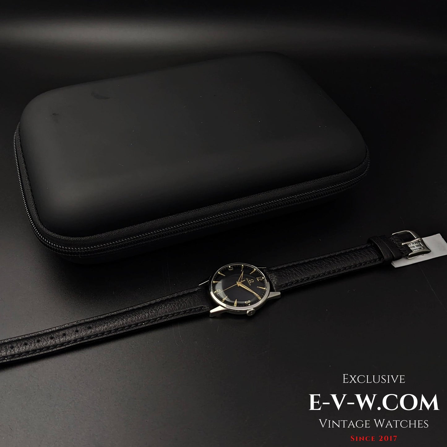 Omega Schwarzes Zifferblatt / Ref. 14714 / Kal. 285 (30T2-Familie) / Vintage 1959