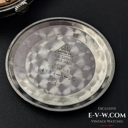 Omega Schwarzes Zifferblatt / Ref. 14714 / Kal. 285 (30T2-Familie) / Vintage 1959