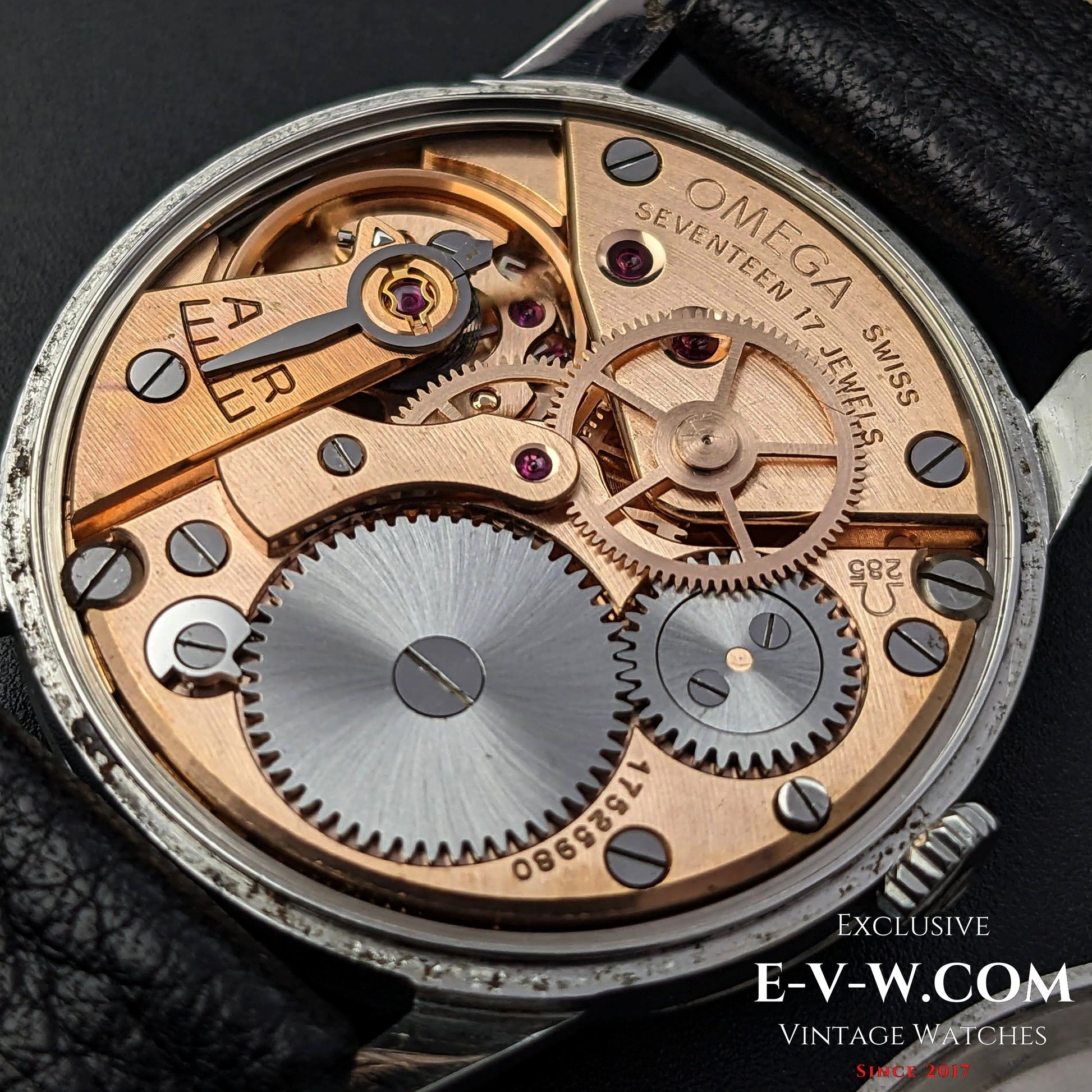 Omega Black Dial / Ref 14714 / cal. 265  (30T2) / Vintage 1959