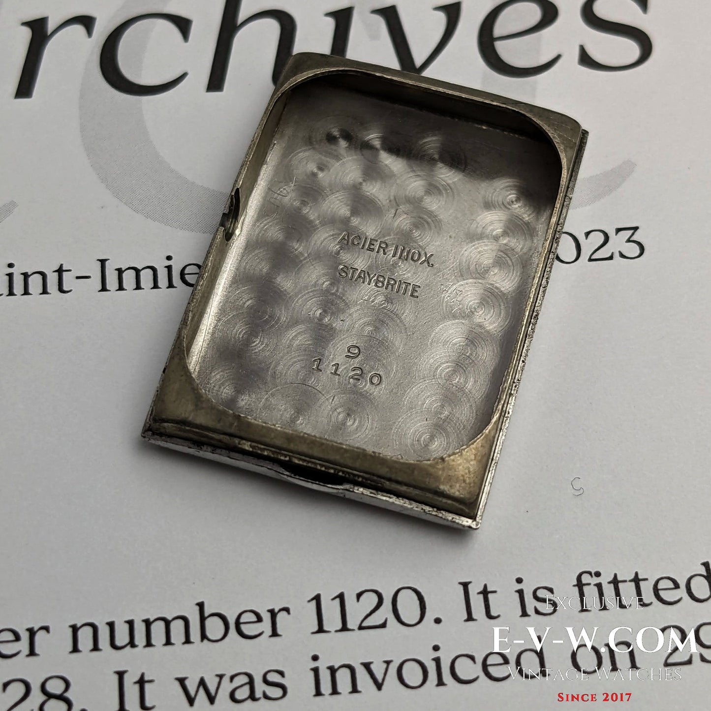 Longines Art Deco Very Rare / Longines Archives Extract / Cal.20.28 / Ref 3073 / Vintage 1937