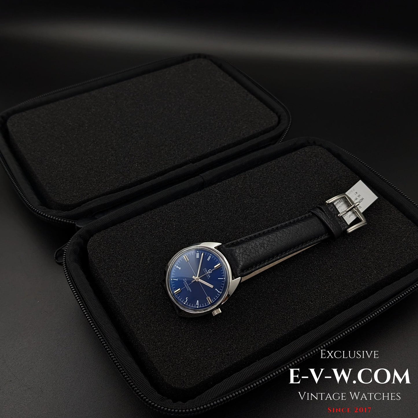 Omega Seamaster Cosmic Automatik, blaues Zifferblatt / Ref. 165.026 / Kal. 552 / Vintage 1966