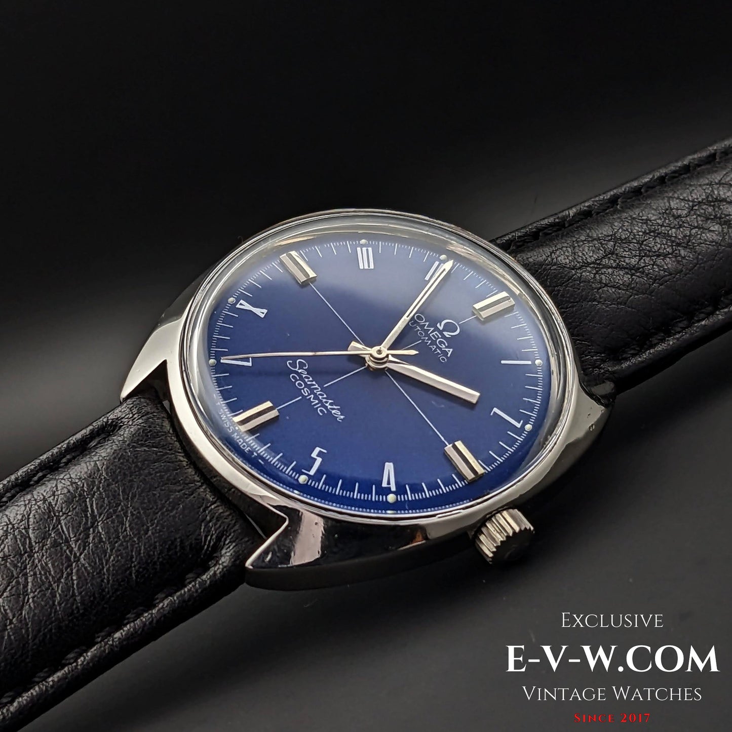 Omega Blu Dial  Automatic Seamaster Cosmic / cal.552 / Ref. 1665.026 Vintage 1966