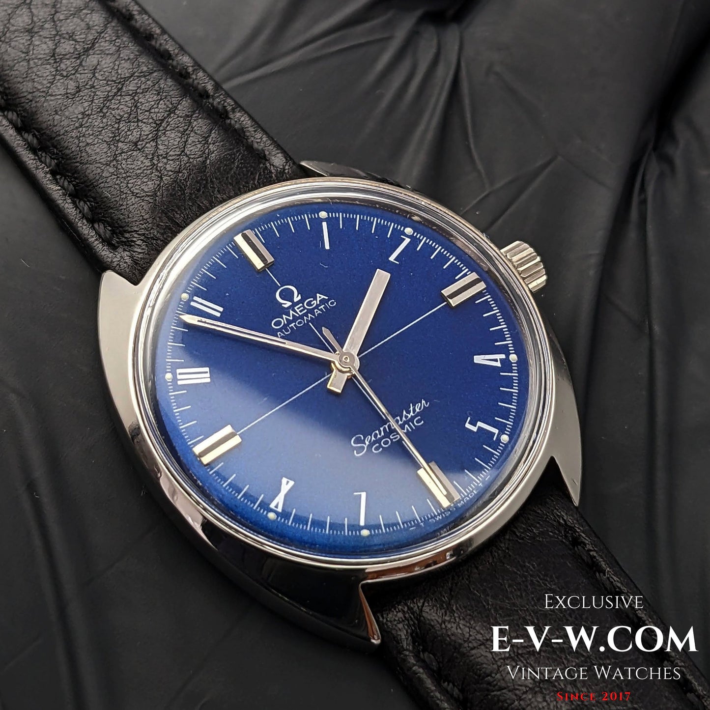 Omega Blu Dial  Automatic Seamaster Cosmic / cal.552 / Ref. 1665.026 Vintage 1966