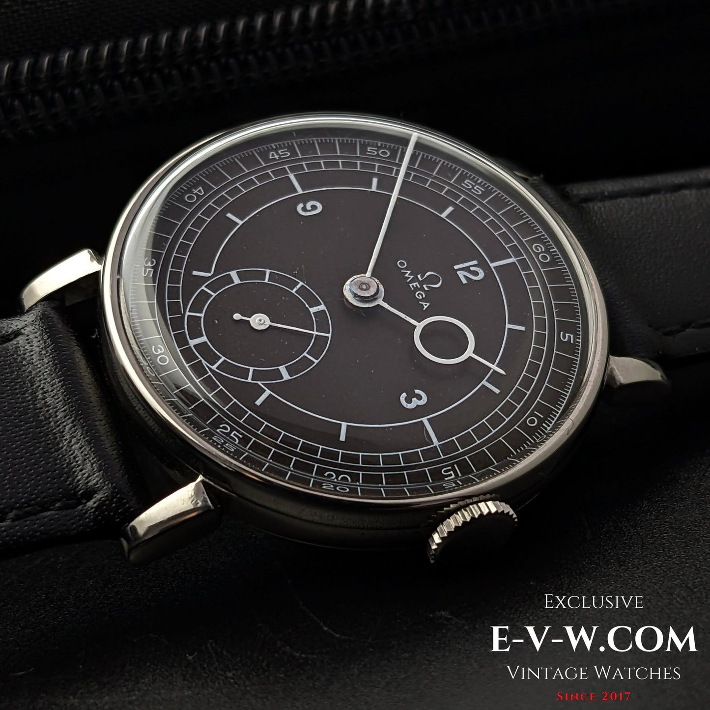 Omega Black Sector Dial / Pontifex Hands / cal.26.5 / Vintage 1935