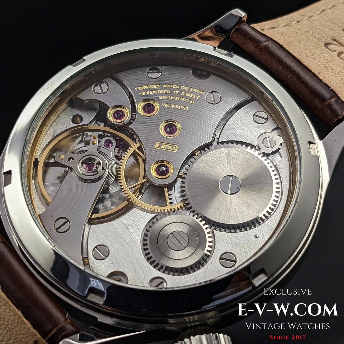 Longines 1980s Movement / Jumbo 45mm / Pocket Watch Conversion / Calibre L878.4 / Marriage Watch