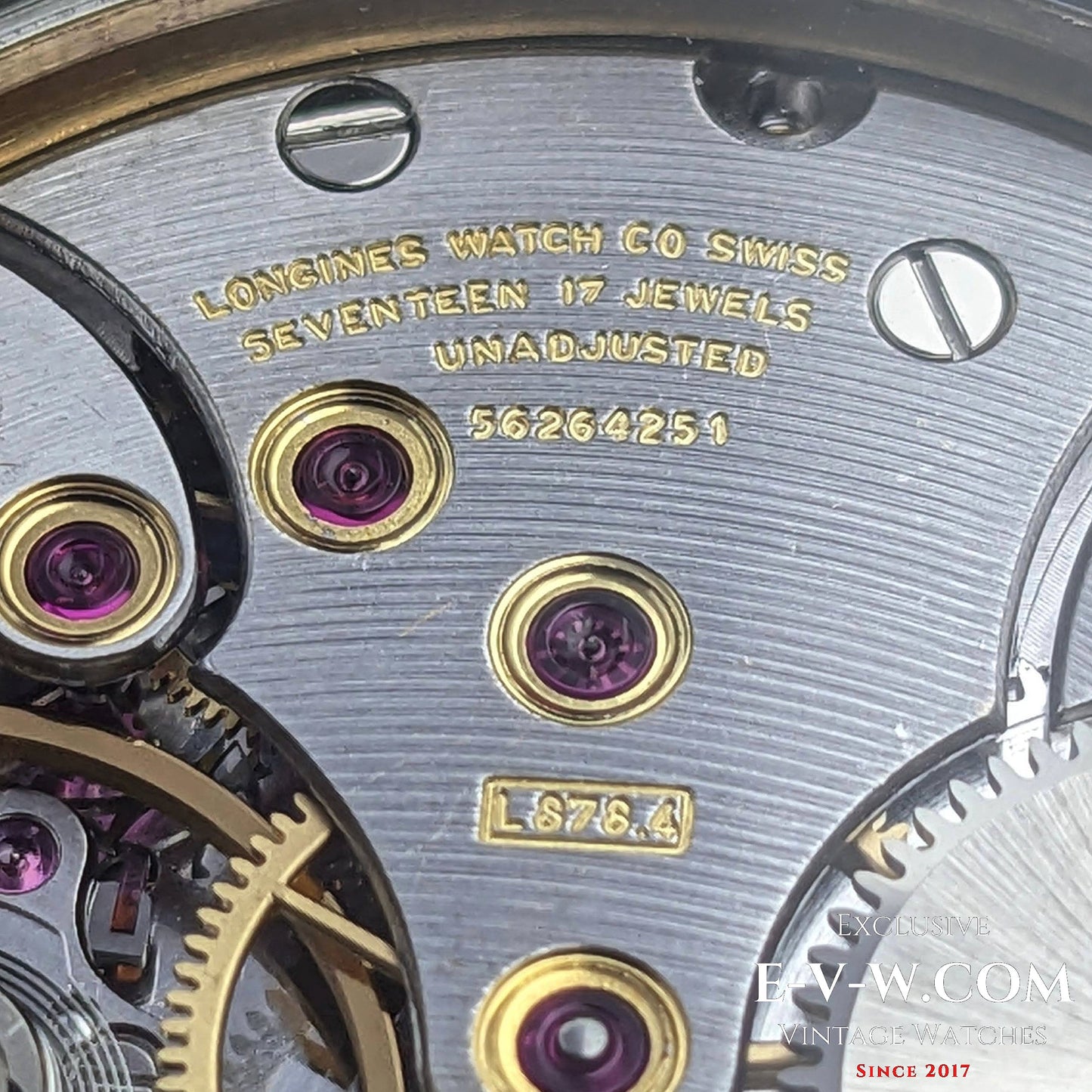 Longines 1980s Movement / Jumbo 45mm / Pocket Watch Conversion / Calibre L878.4 / Marriage Watch