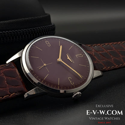 Longines Calatrava Classic / Red Dial  / cal. 30L / Vintage 1961