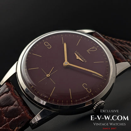 Longines Calatrava Classic / Red Dial  / cal. 30L / Vintage 1961