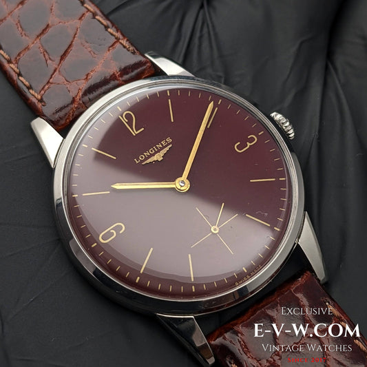 Longines Calatrava Classic  Red Dial  /cal. 30L / Vintage 1961