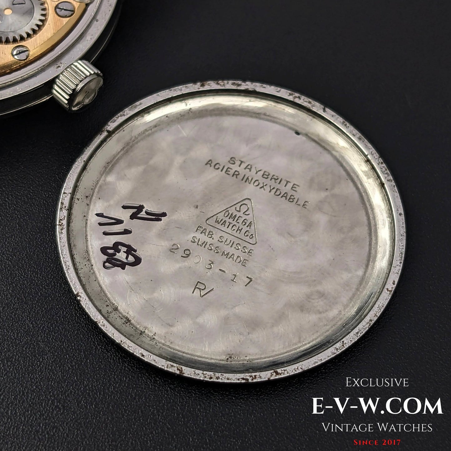 Omega Genf Kreuzzifferblatt / Ref. 2903-17 / Kaliber 268 (30T2 Familie) / Vintage 1961